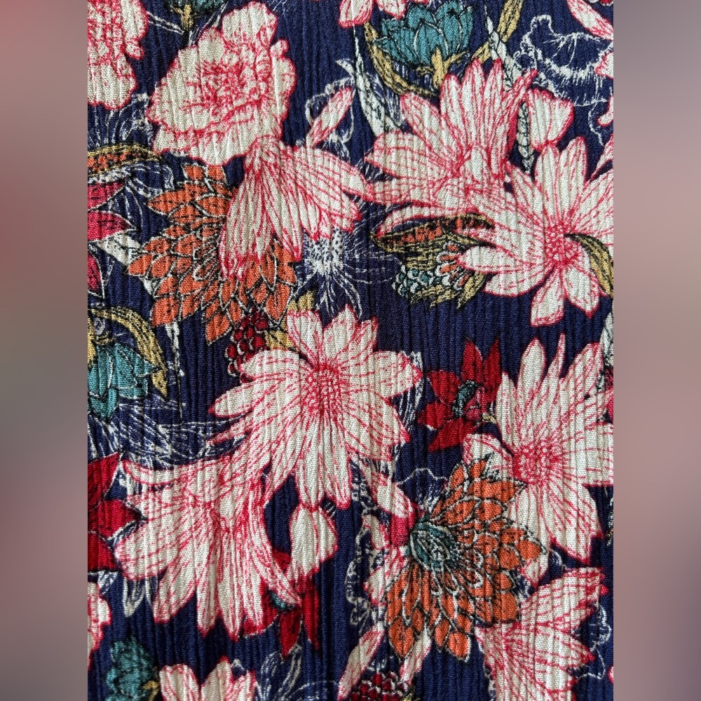 Sangria | Floral Midi Dress - Picture 3 of 6